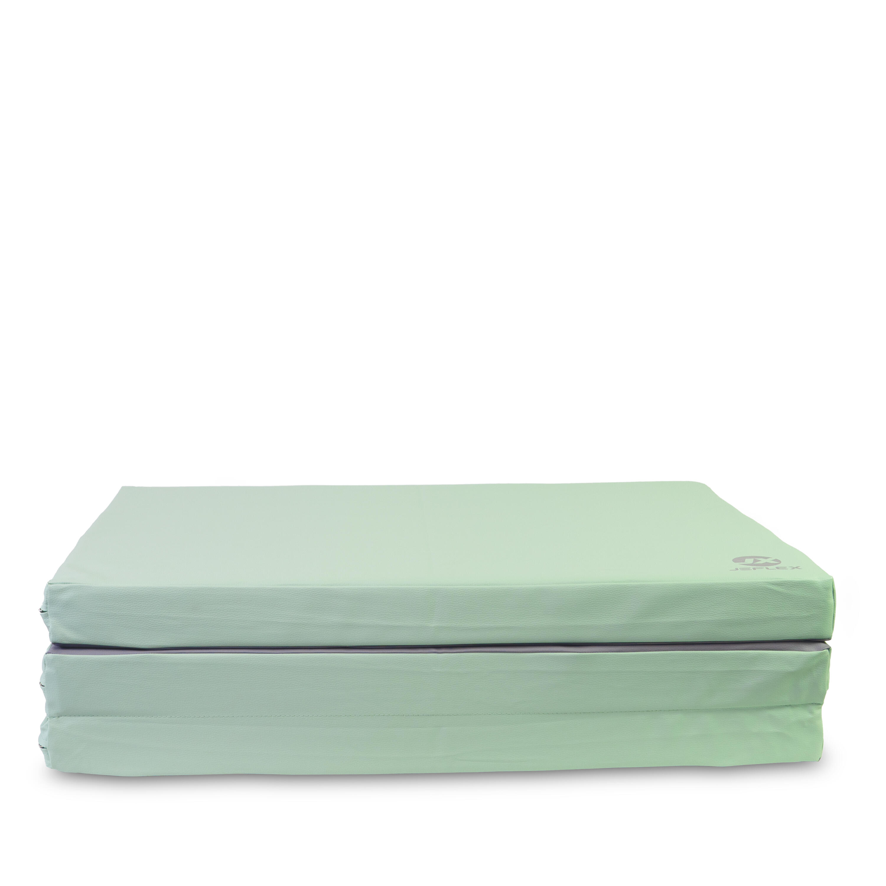 Tappetino sportivo 210 x 100 x 8 cm verde/grigio pieghevole Jeflex 5/7