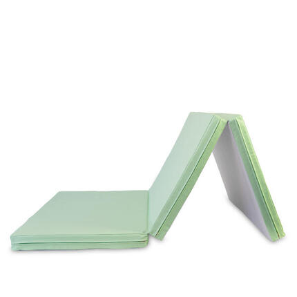Turnmatte 210 x 100 x 8 cm grün/grau Weichbodenmatte klappbar Jeflex
