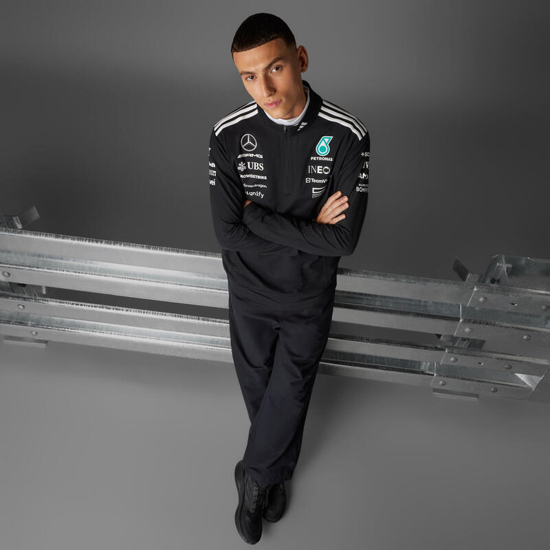 Mikina Mercedes - AMG PETRONAS FORMULA ONE TEAM 1/4 ZIP