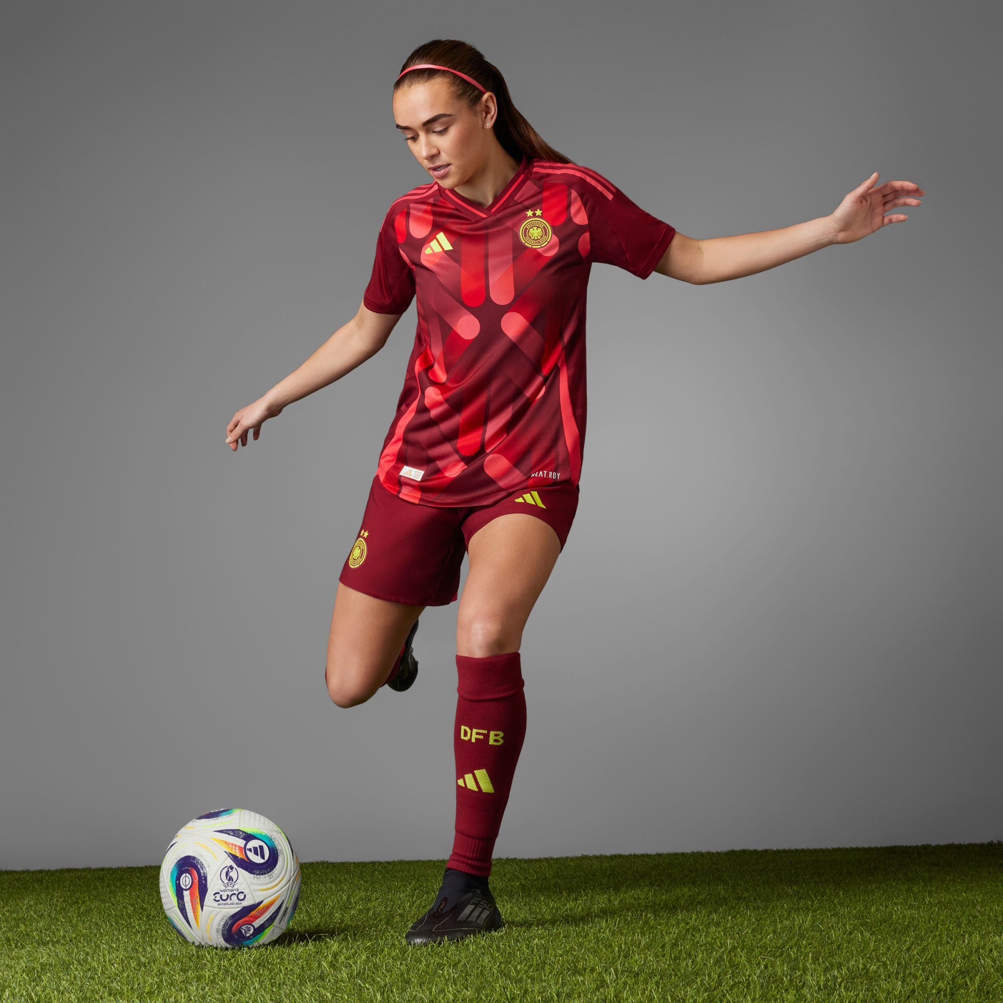 Calções Alternativos Oficiais 25 da Seleção Feminina da Alemanha 7/7