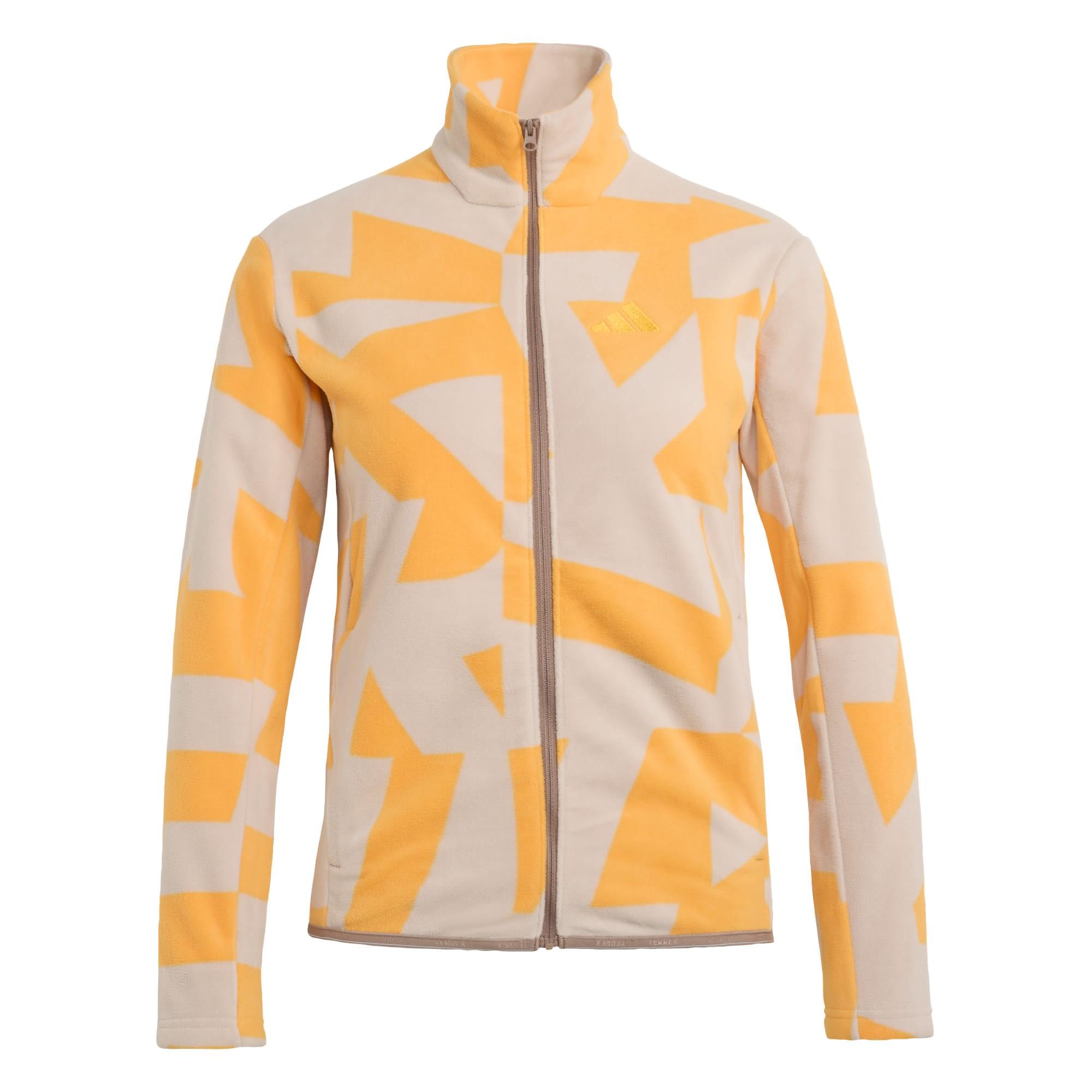 Adidas - Polaire Zippée Imprimée Terrex Multi Enfants - Sweat Zippé - Beige|orange - Decathlon