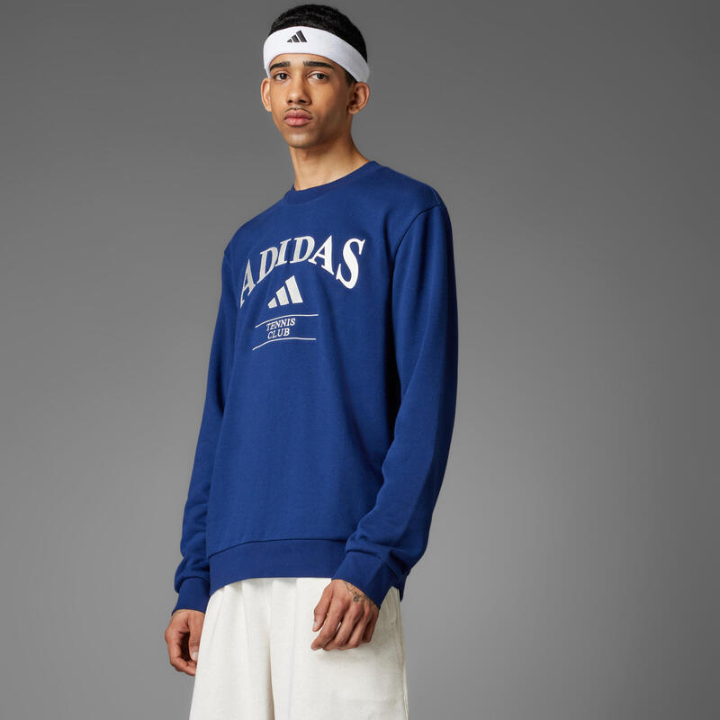 Bluză sport cu guler rotund și motiv grafic Heritage adidas