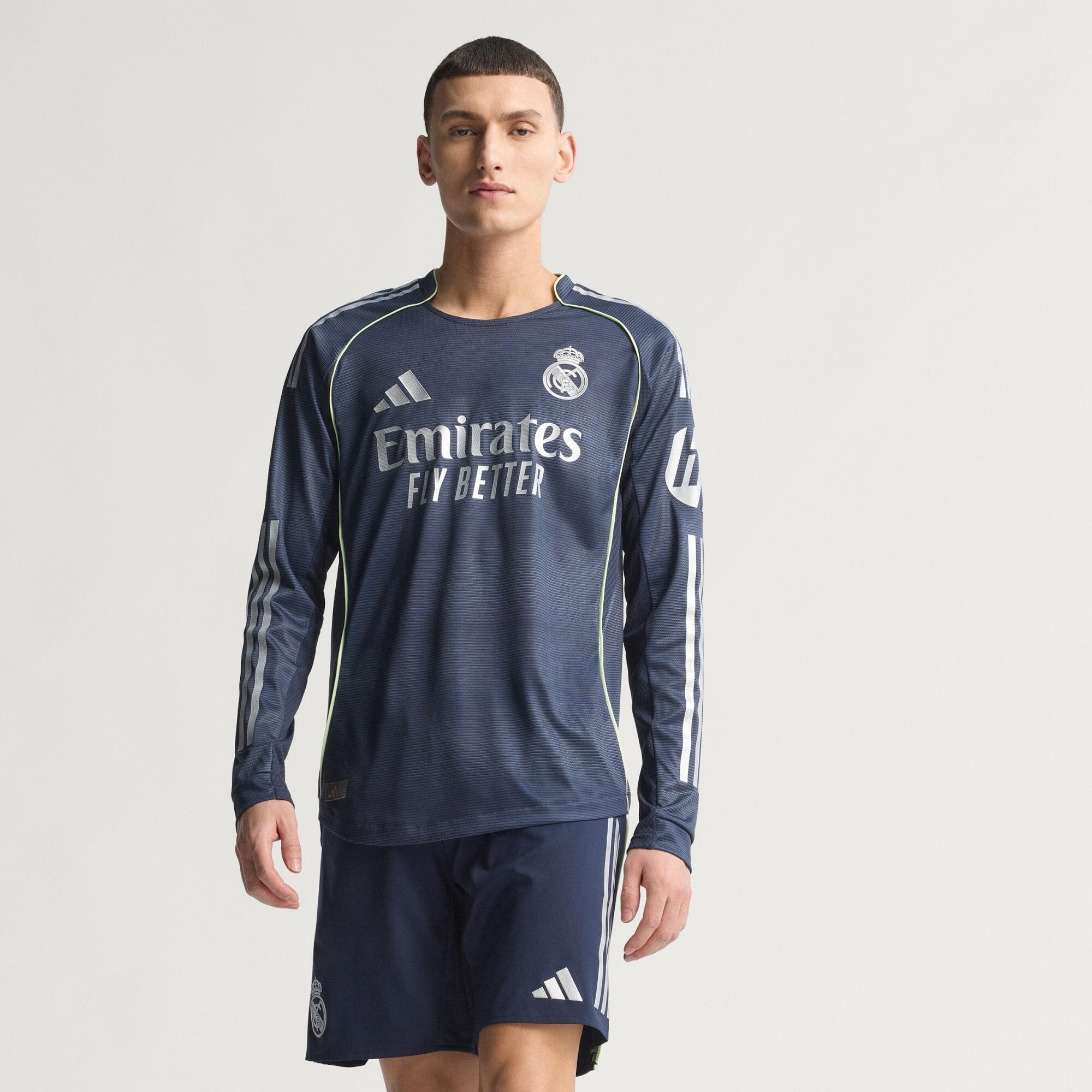 Maglia a manica lunga Authentic Away 25/26 Real Madrid 3/7