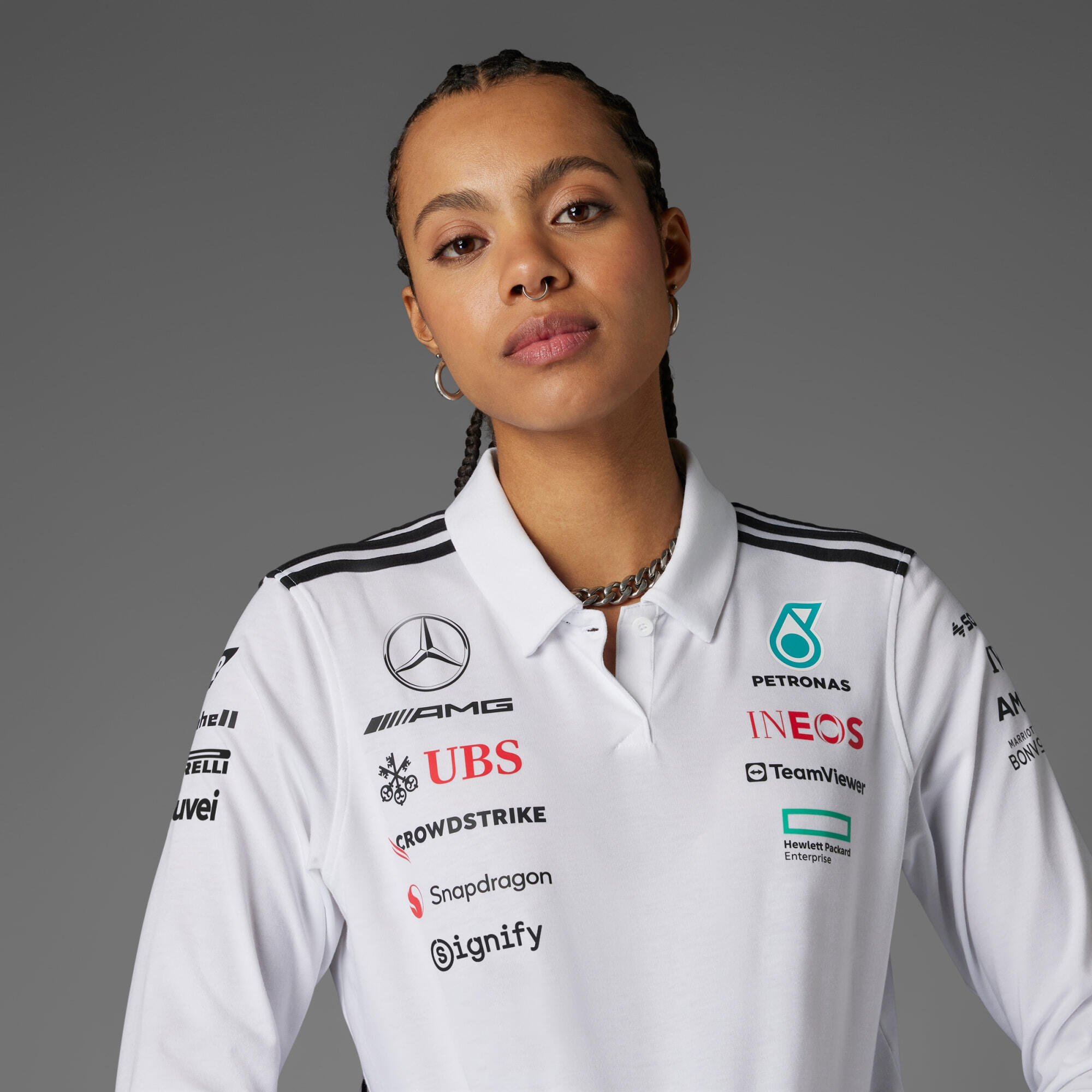 POLO MERCEDES - AMG PETRONAS FORMULA ONE TEAM LONG SLEEVE 7/7