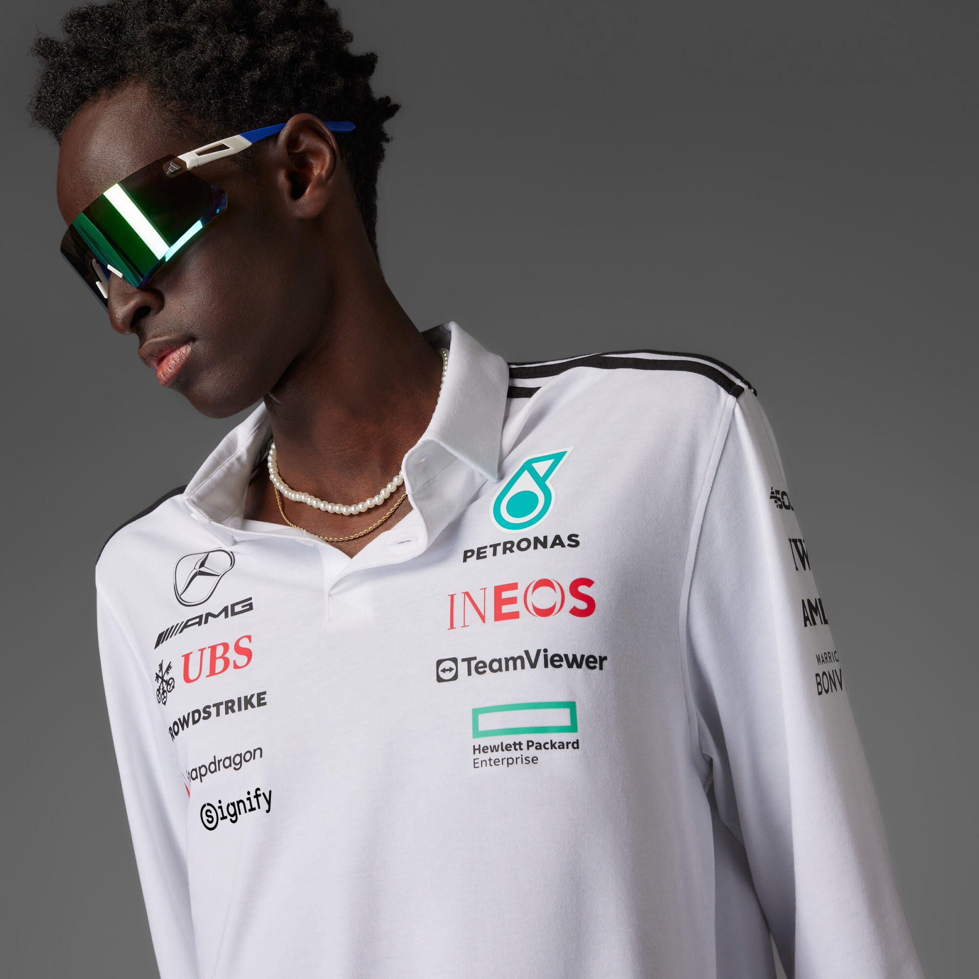 MERCEDES - AMG PETRONAS FORMULA ONE TEAM POLOSHIRT 7/7