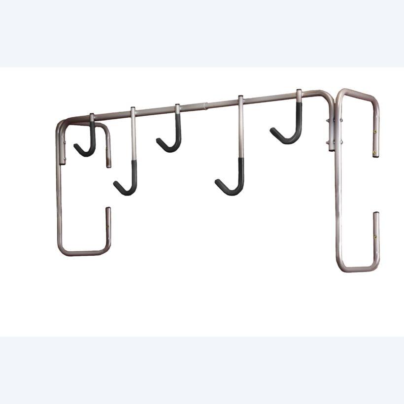 Mottez - Mottez Rangement / Support 5 Vélos Mural - Rack-vélo - Gris - Taille Unique - Decathlon