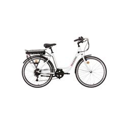 Vélo de ville à pédales assistées MIDIVERTO BLANC