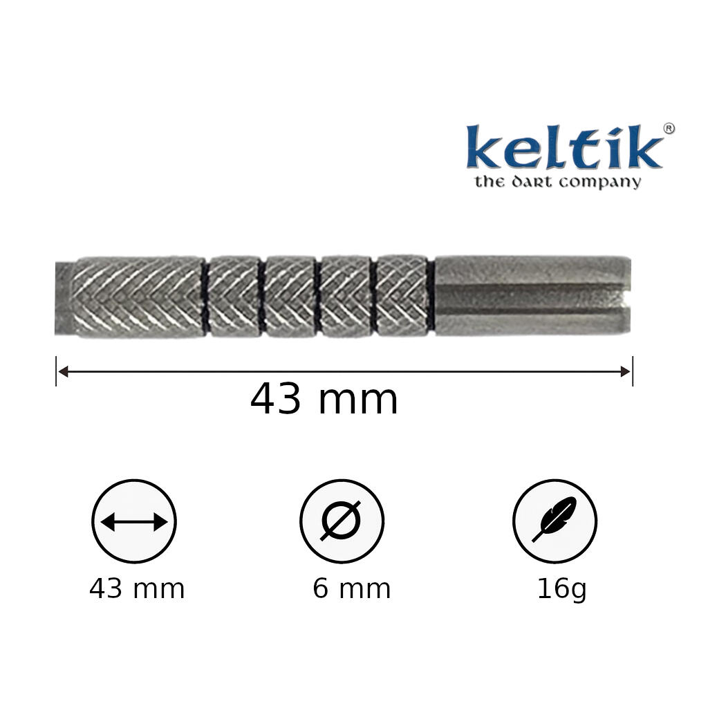 Dardos soft Keltik The Lance 16 g – 80% de tungsteno 4/6