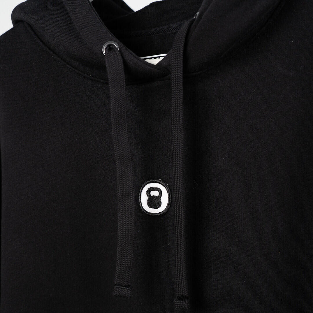 Kettlebell con parche de sudadera - Negro - L 2/5