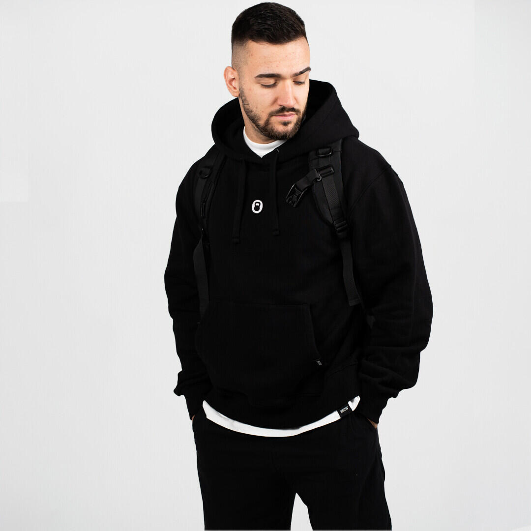 Kettlebell con parche de sudadera - Negro - L 4/5