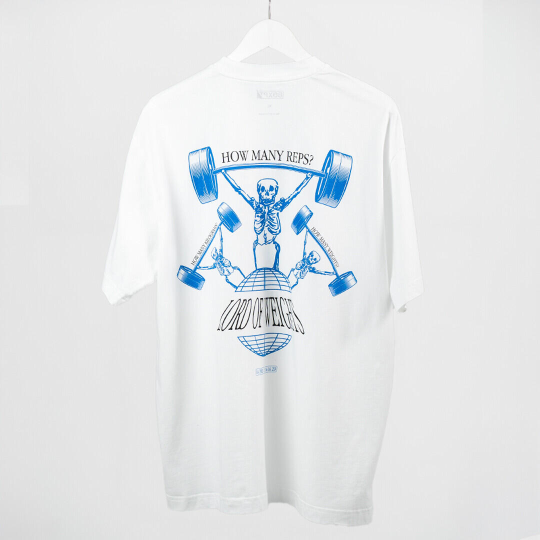 Boxpt Equipment - T-shirt Lord Of Weights De Boxpt S - T-shirt Manches Courtes - Blanc - Decathlon