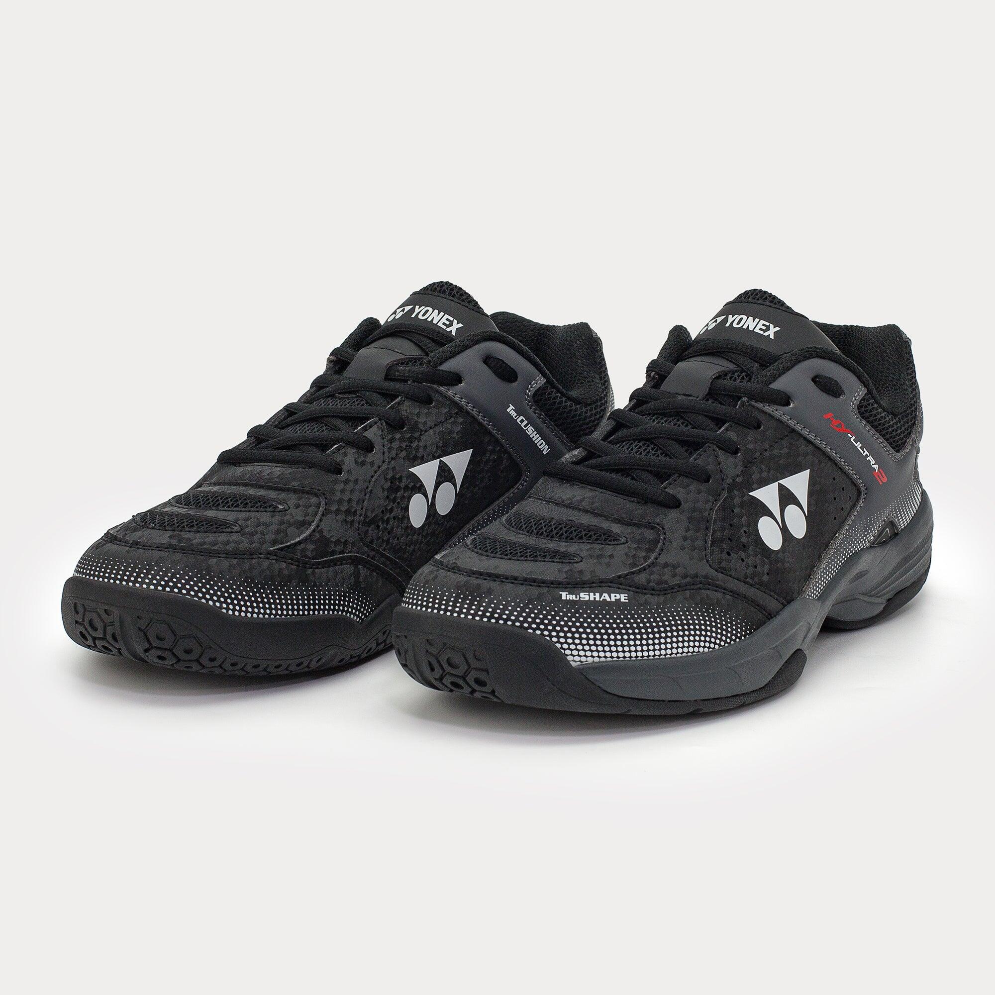 靴 hy YONEX BADMINTON MEN SHOES HY ULTRA-2 LIGHT GREY / ULTRAMARINE BLUE
