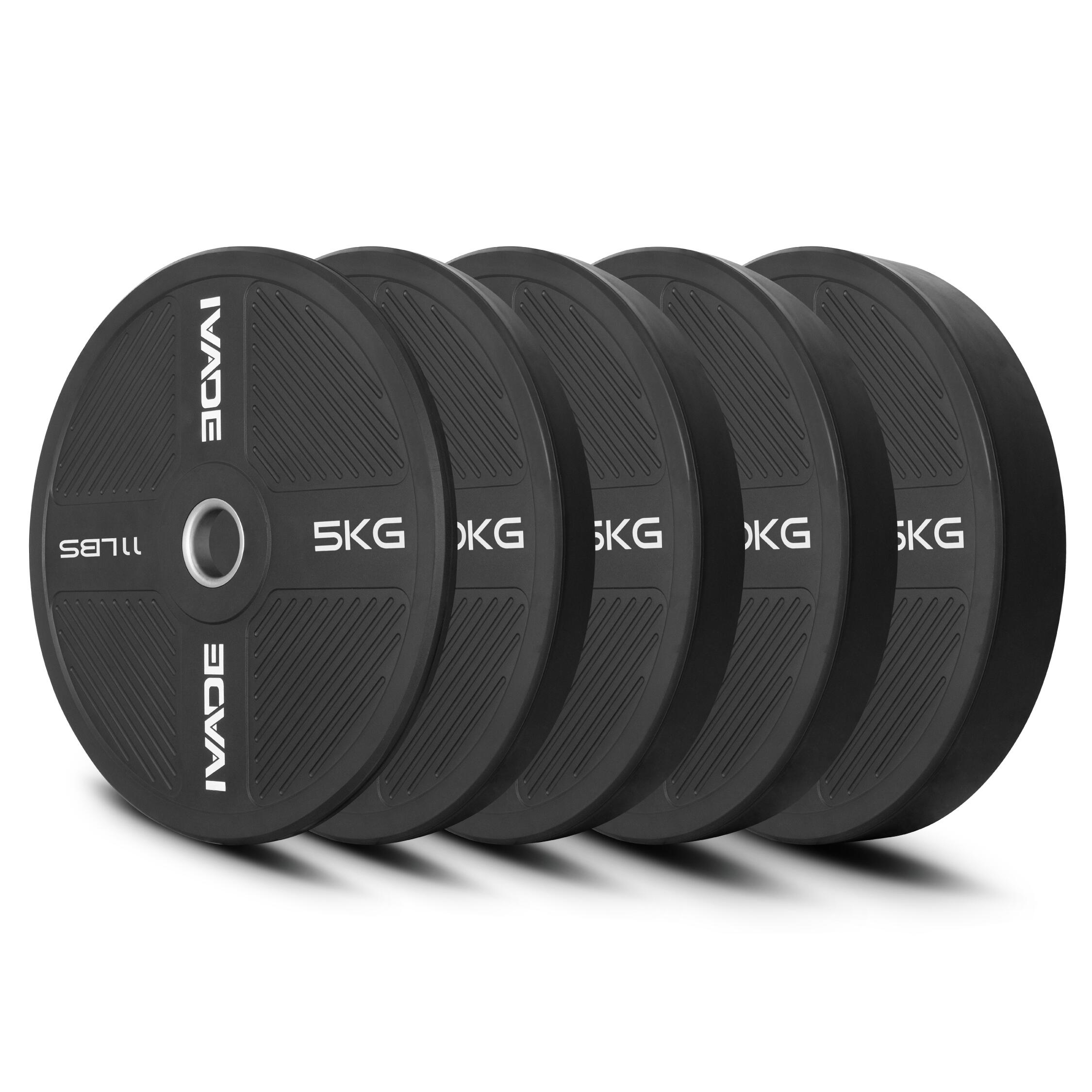 5–25KG x2 Bumper Plate Set (2-Inch Hole) Model MD1056 - IRONTEC