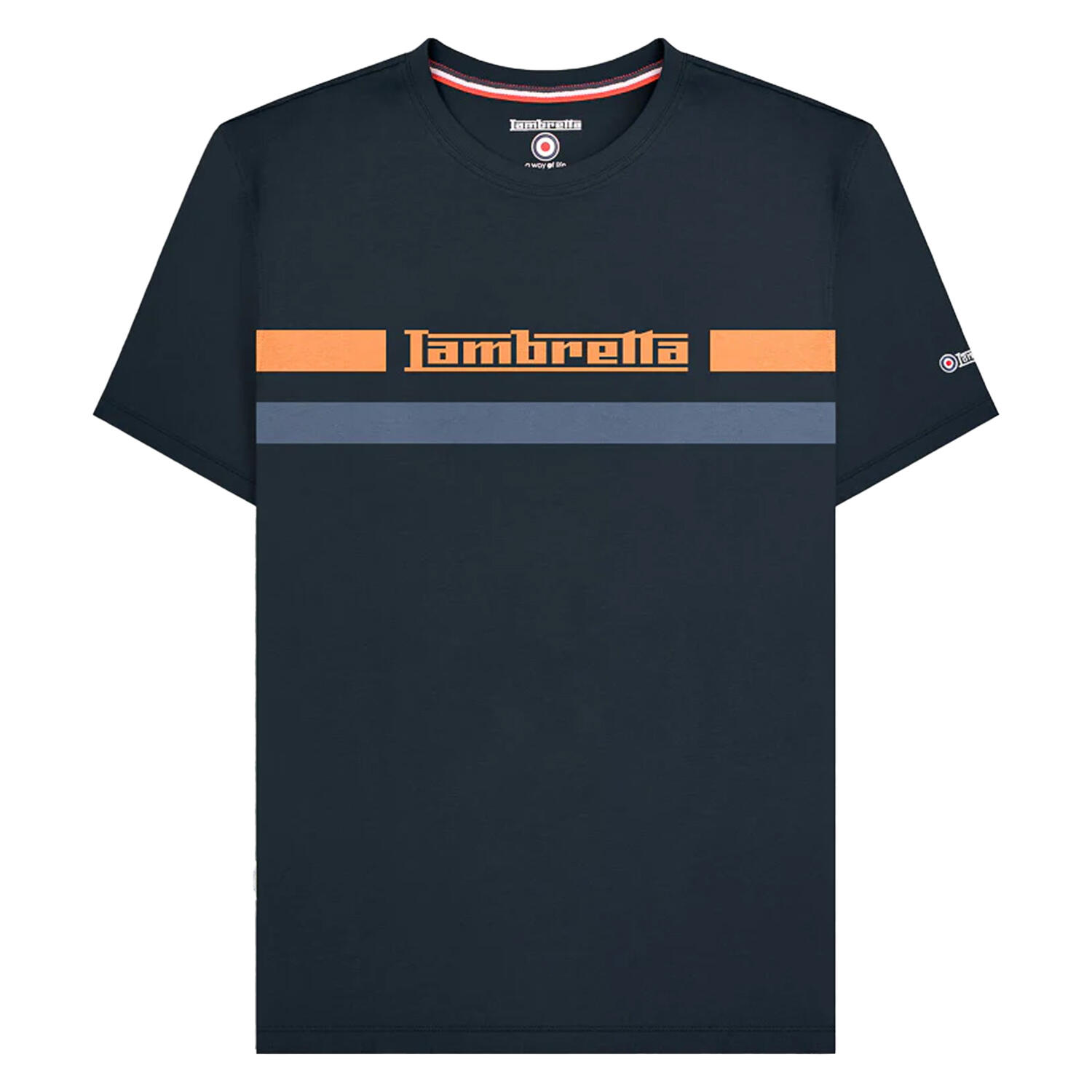 Lambretta Mens Chest Stripe T-Shirt