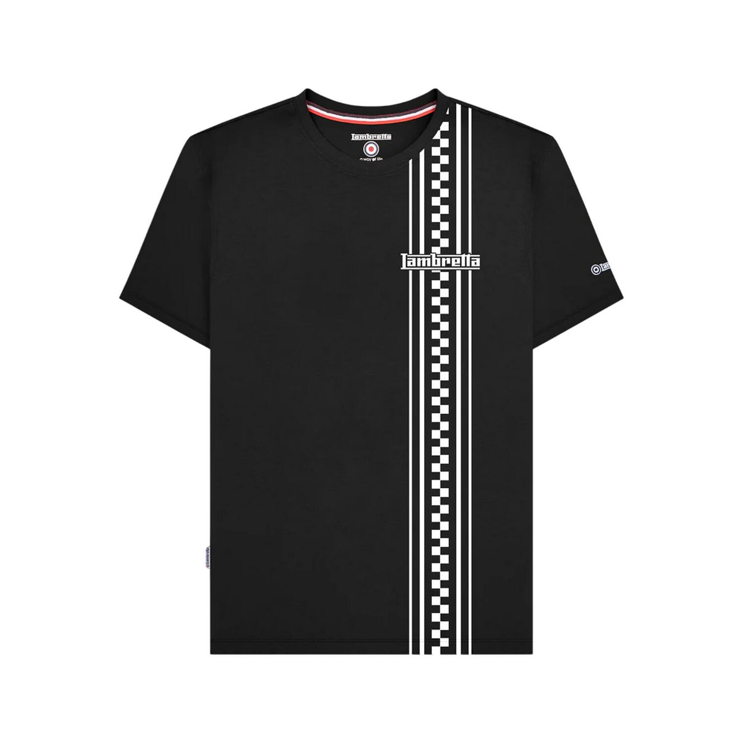 Lambretta Mens Striped Two Tone T-Shirt