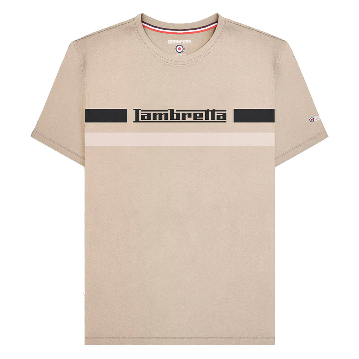 Lambretta Mens Chest Stripe T-Shirt