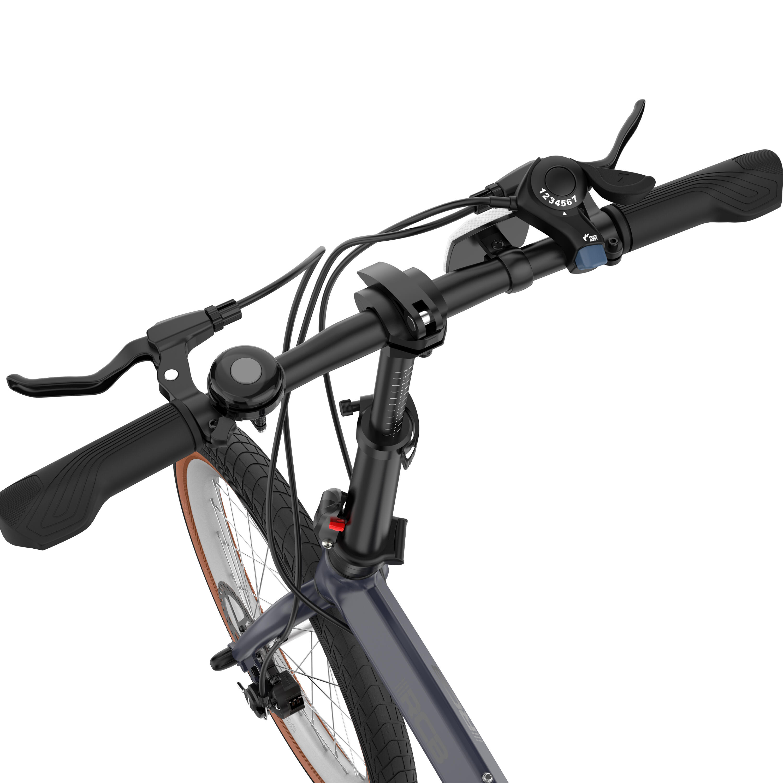 Rower składany GK4 20", rama aluminiowa, 7 biegów, hamulce tarczowe 2/7