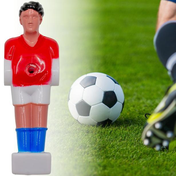 Tischfußballfigur - Bewegliche Spielerfigur für Tischfußball, gelb und blau 3/3