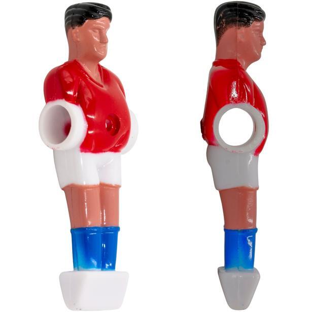Tischfußballfigur - Bewegliche Spielerfigur für Tischfußball, gelb und blau 2/3
