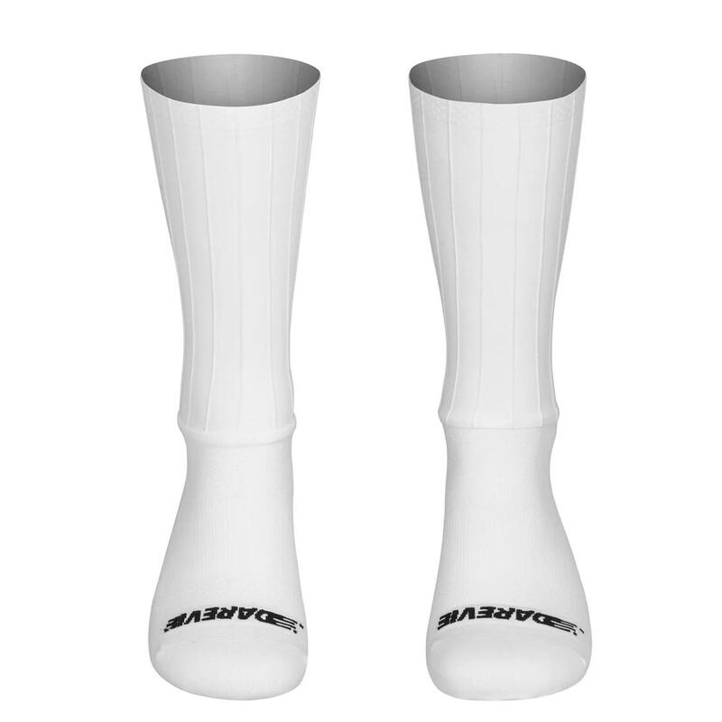 Ponožky AERO bílé – aerodynamické a prodyšné