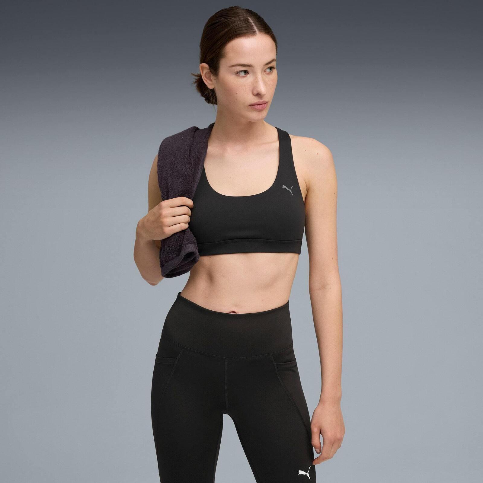 Bustiers Puma Cloudspun Bra - Mid, Noir, Femmes 4/5