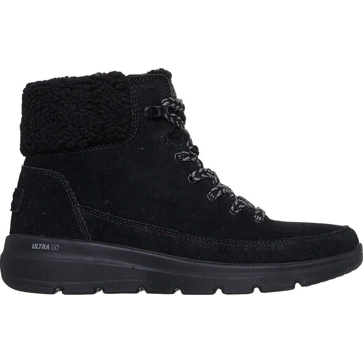 Stivali Skechers Glacial Ultra - Autumn Days, Nero, Donne 3/5