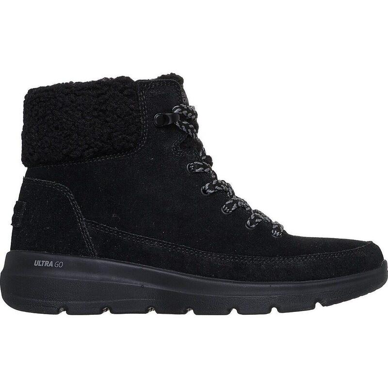 Ghete femei Skechers Glacial Ultra - Autumn Days, Negru