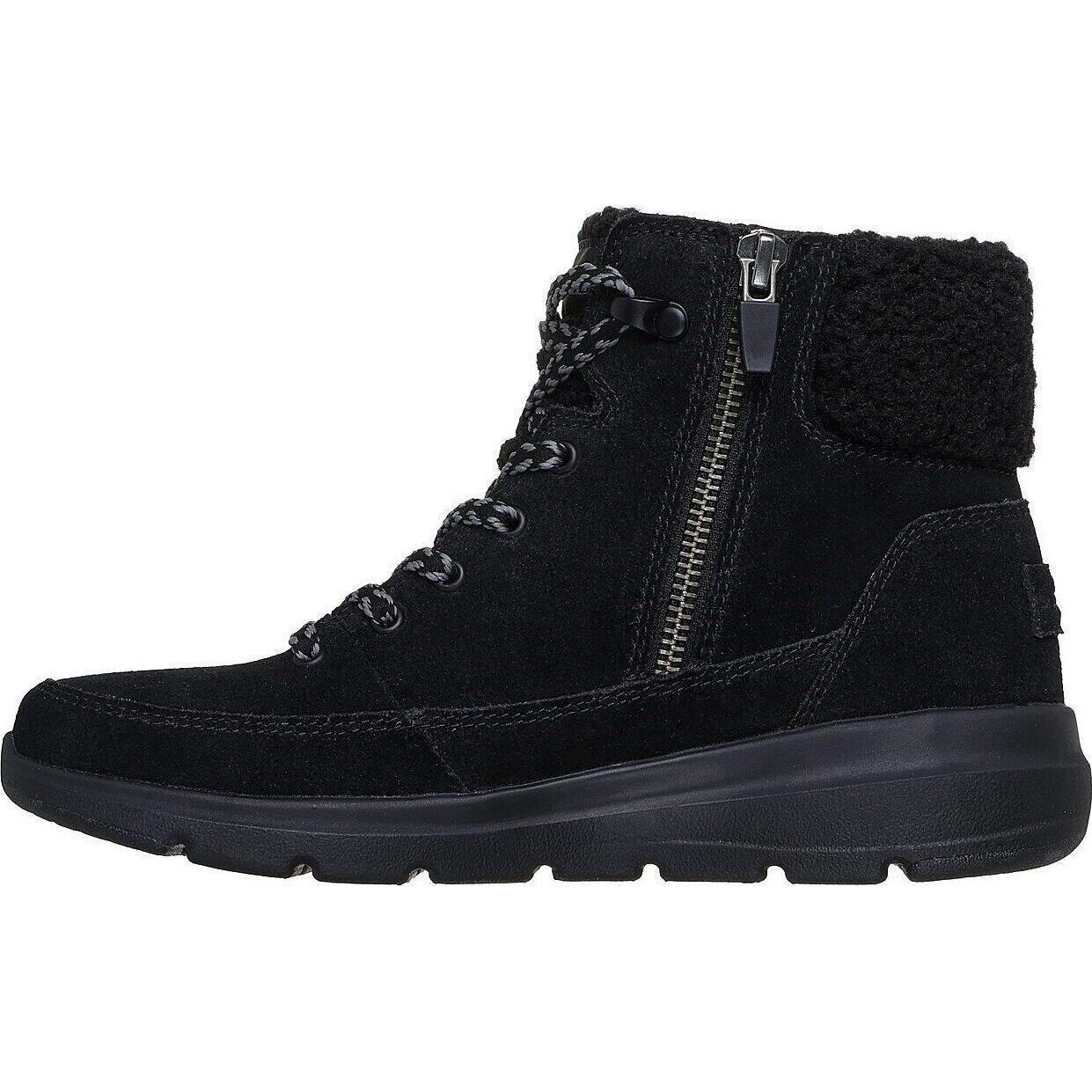 Stivali Skechers Glacial Ultra - Autumn Days, Nero, Donne 5/5