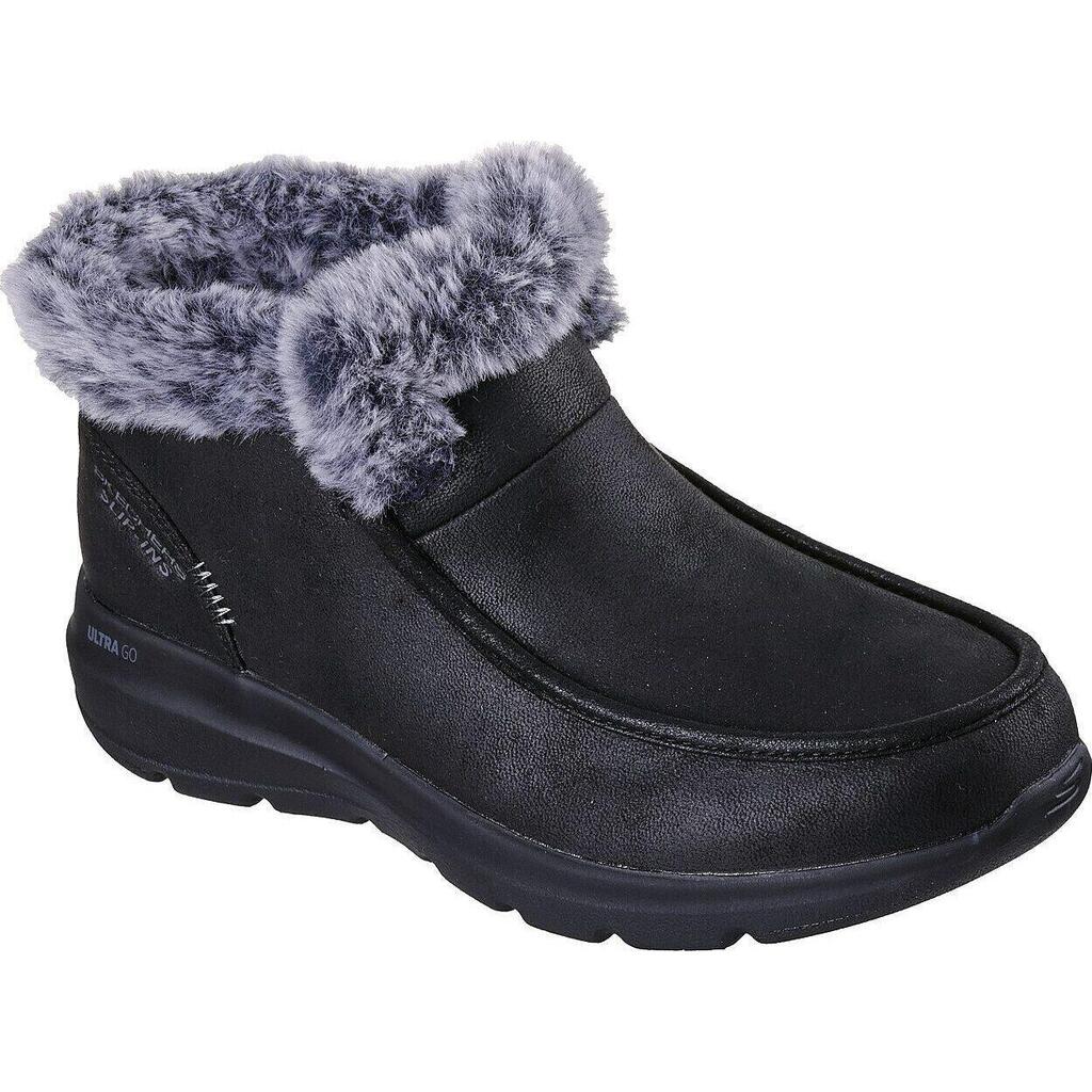 Boots Skechers Glacial Ultra - Cozy Getaway, Black, Women
