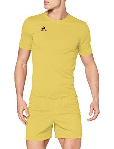 Short d'entraînement rugby homme Le Coq Sportif, Original Jaune, Taille L