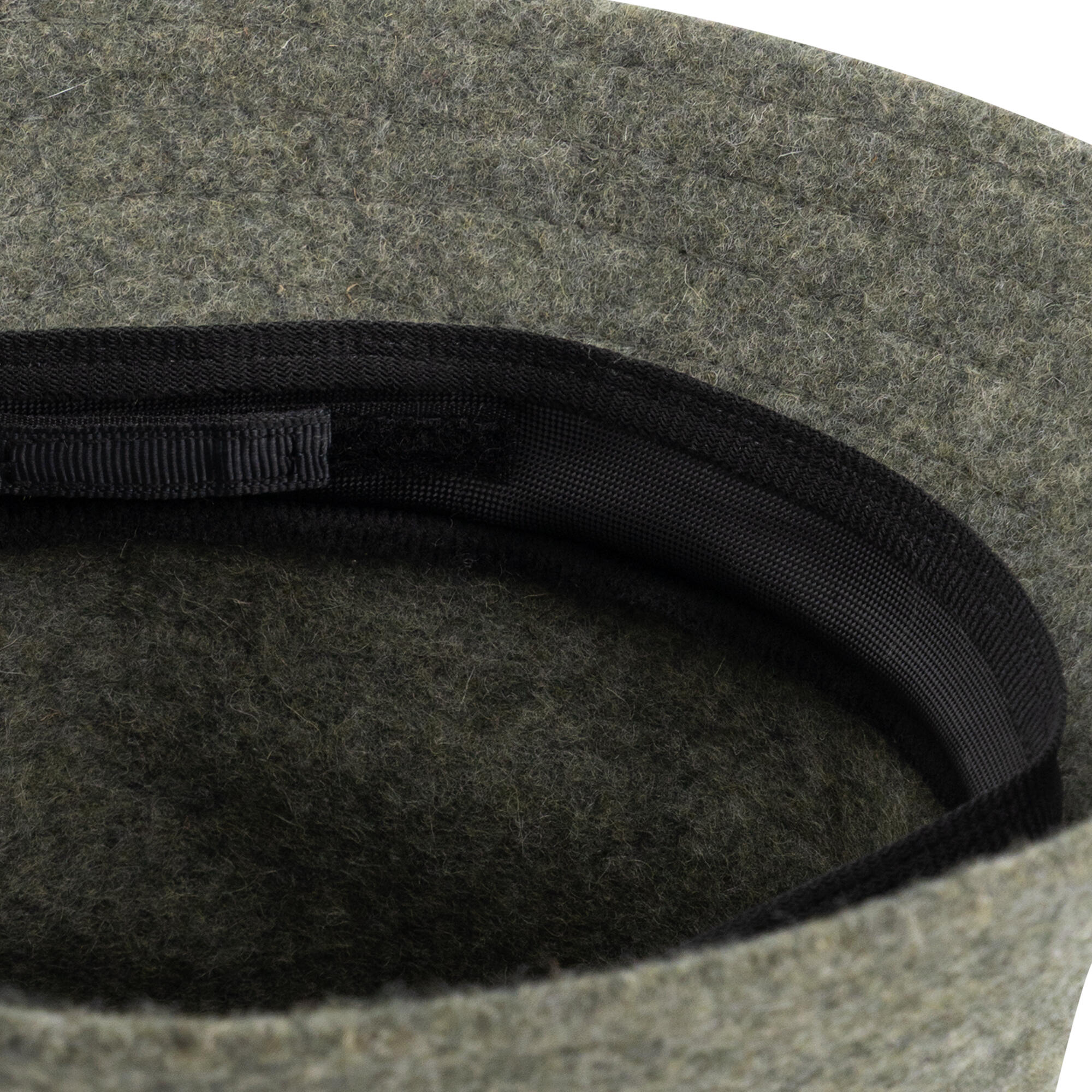 Mignon Dames - Bucket Hat - Wolmix -Groen 3/4