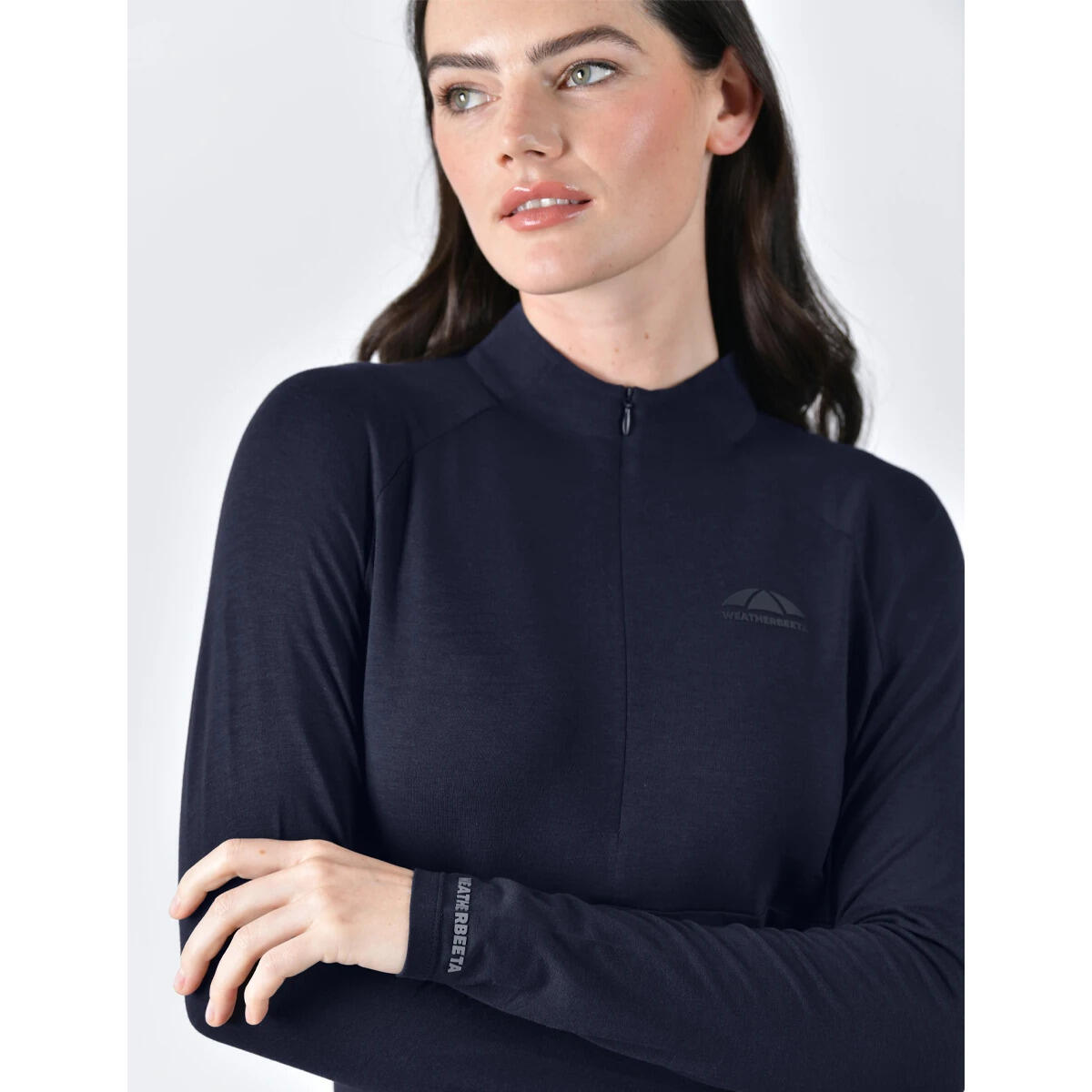 Camiseta de equitación mujer Weatherbeeta Bamboo 3/4