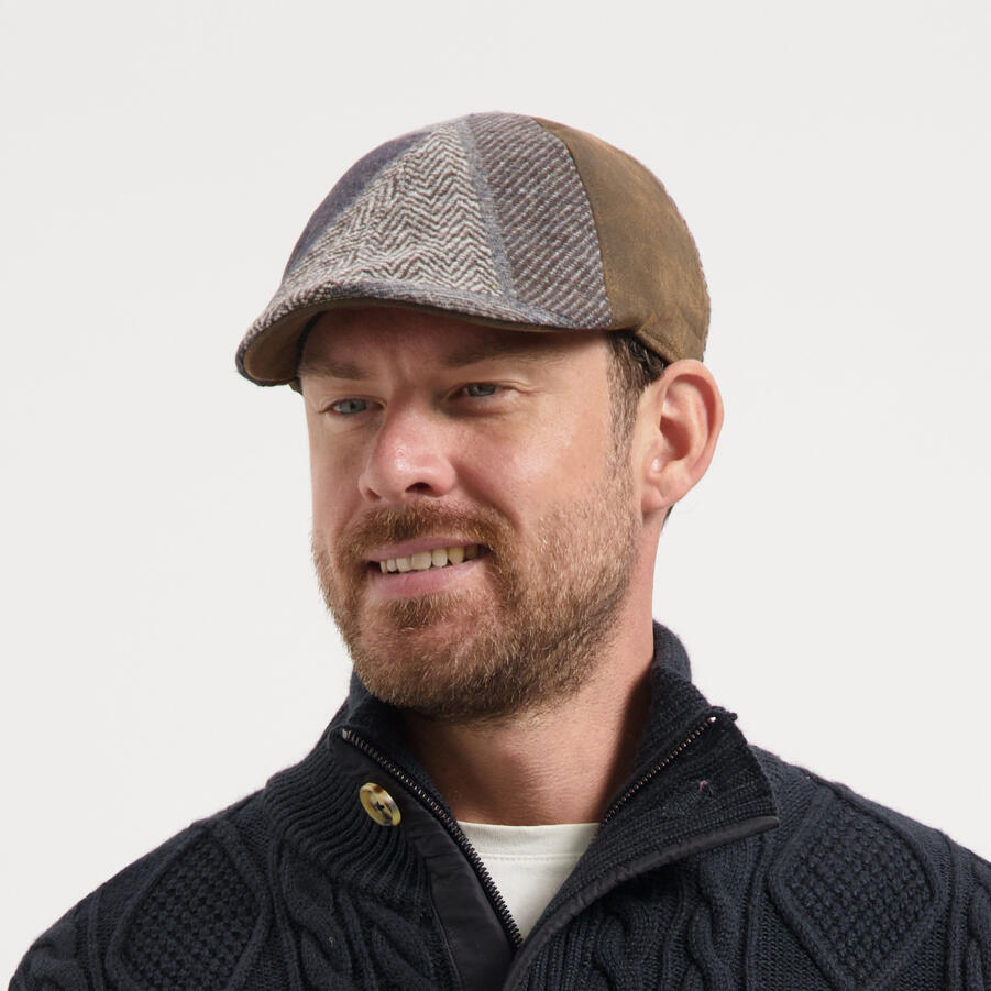 Bude Hommes - Casquette - Mélange de laine - Bleu marine 4/4