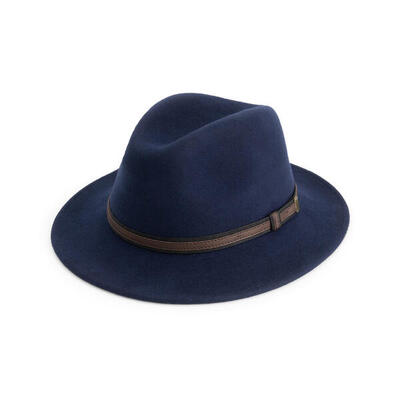 Mgo fleet heren - hoed - wol - navy