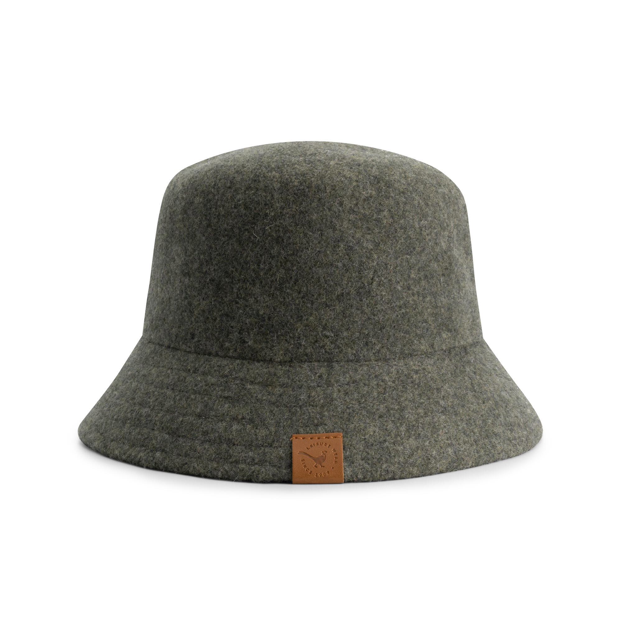 MGO MGO Mignon Damen – Bucket Hat – Wollmischung – Grün