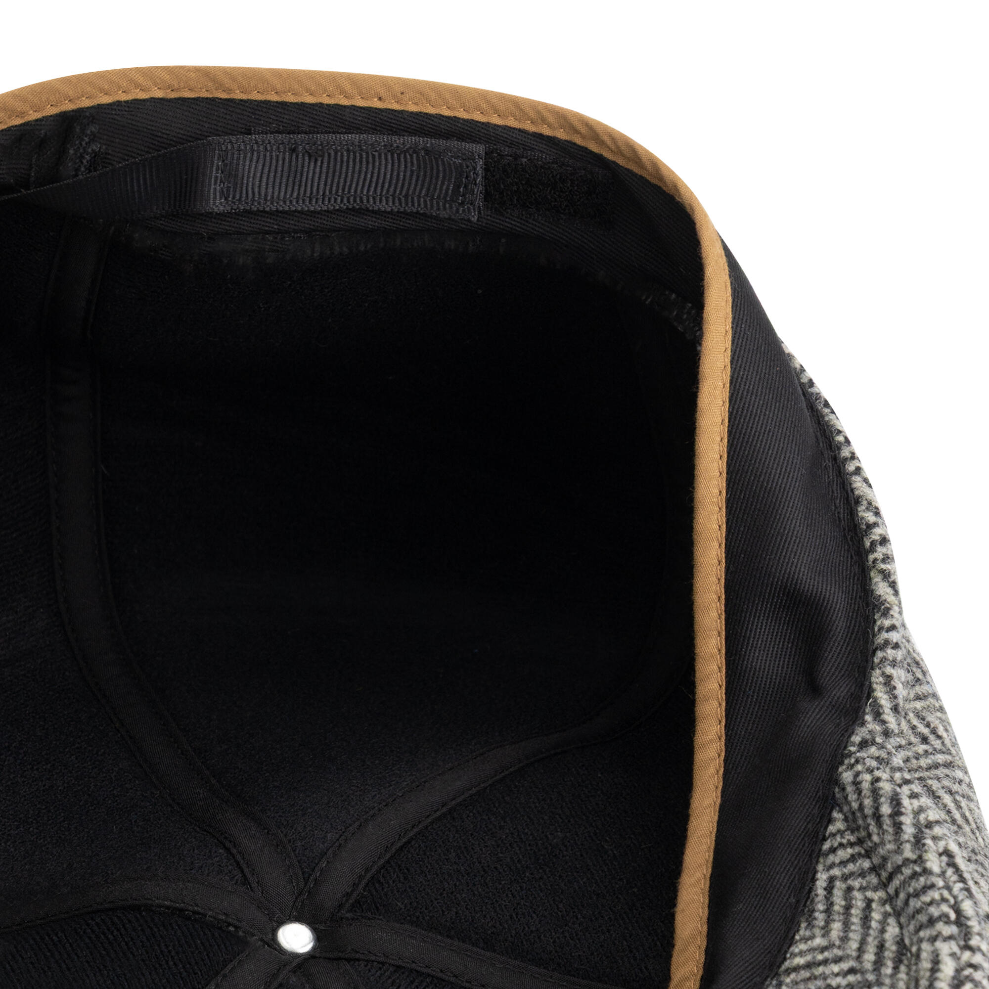 Wooler Hommes - Casquette - Laine - Gris 3/4