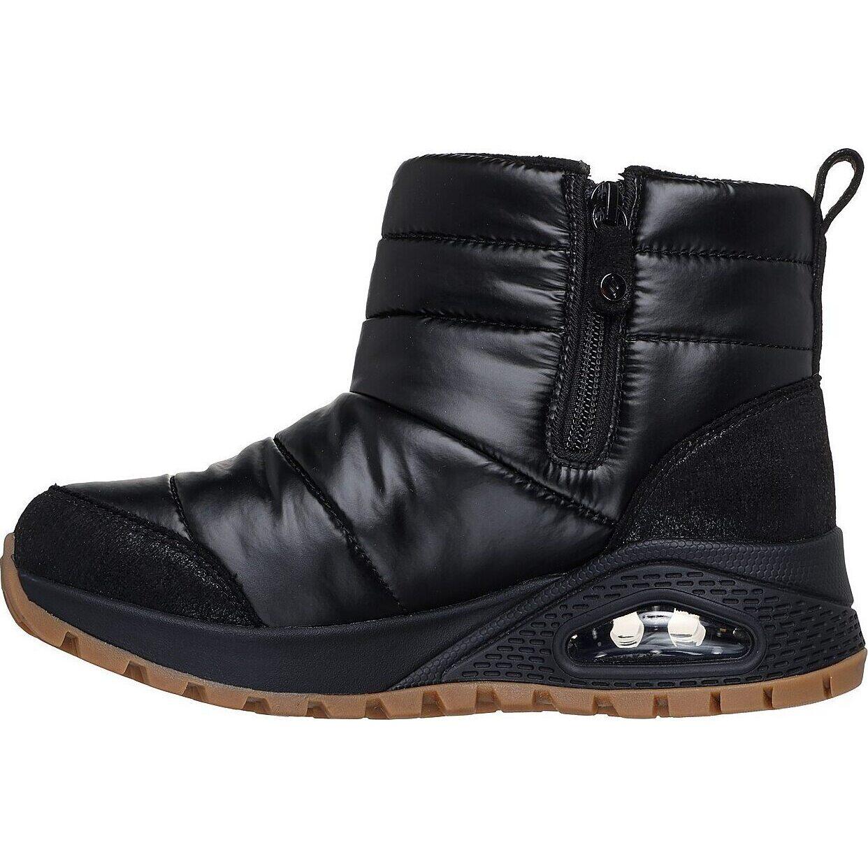 Stivali Skechers Uno Rugged - Puffer Daze, Nero, Donne 5/5