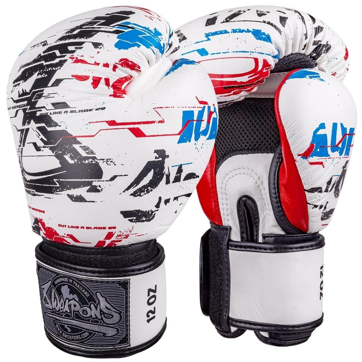 8 WEAPONS Guantoni Boxe Cut like a Blade 2.0 Bianco 12OZ 5/7