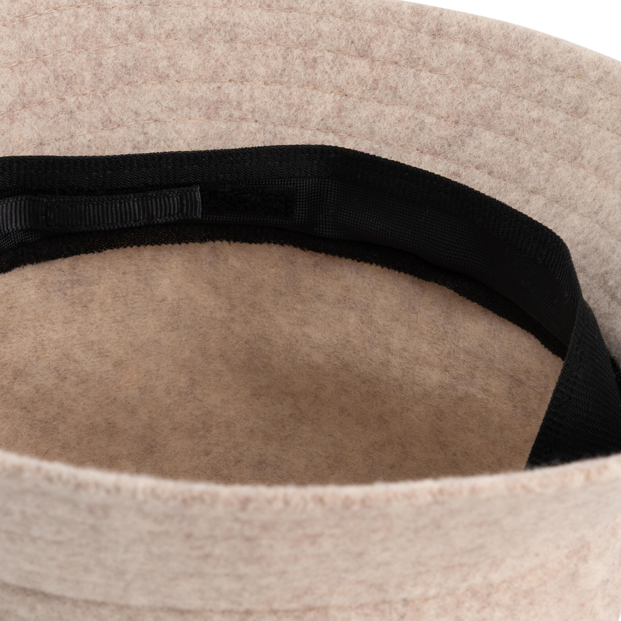Mignon Dames - Bucket Hat - Wolmix - Zand 3/4