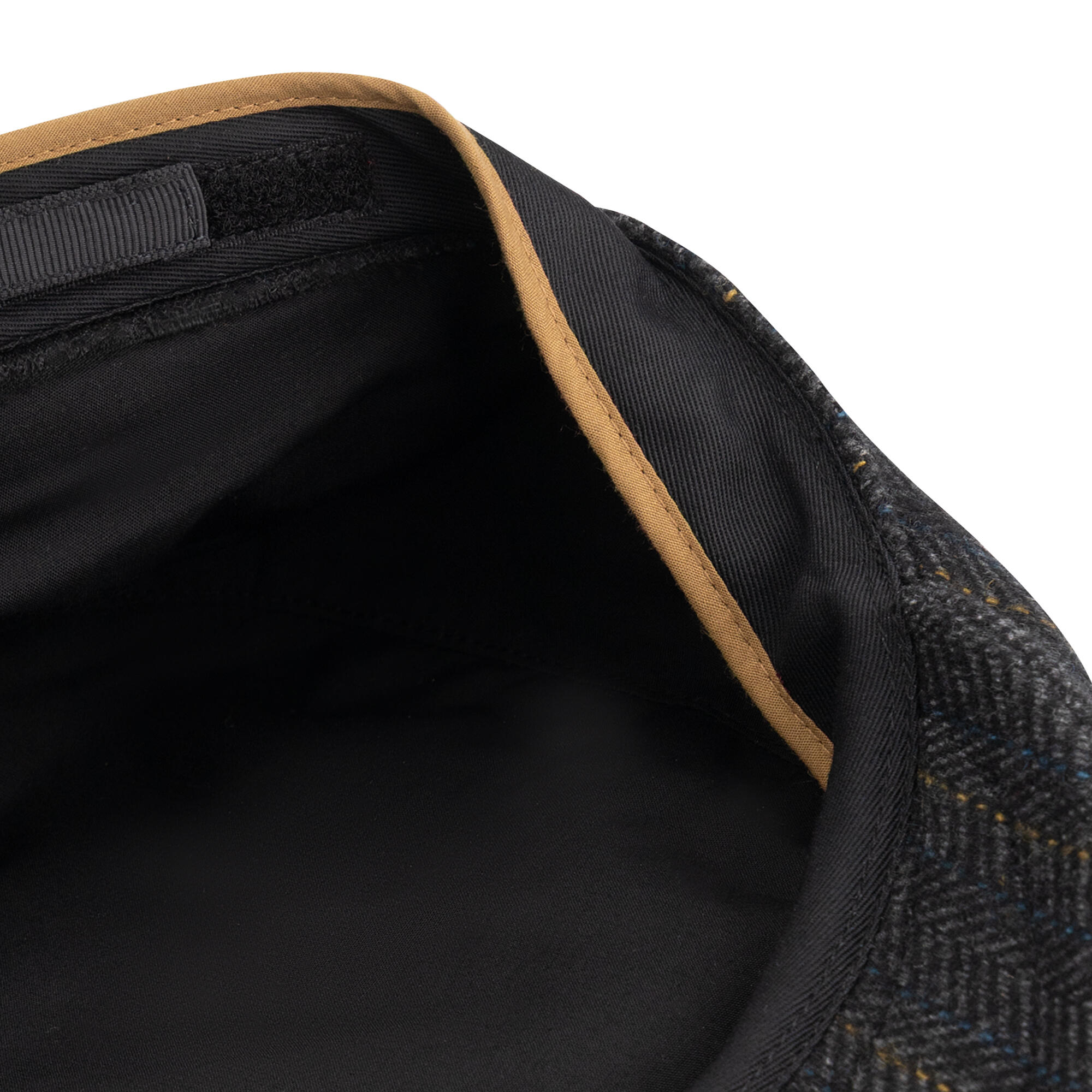 Wells Hommes - Casquette - Mélange de laine - Bleu marine 3/4
