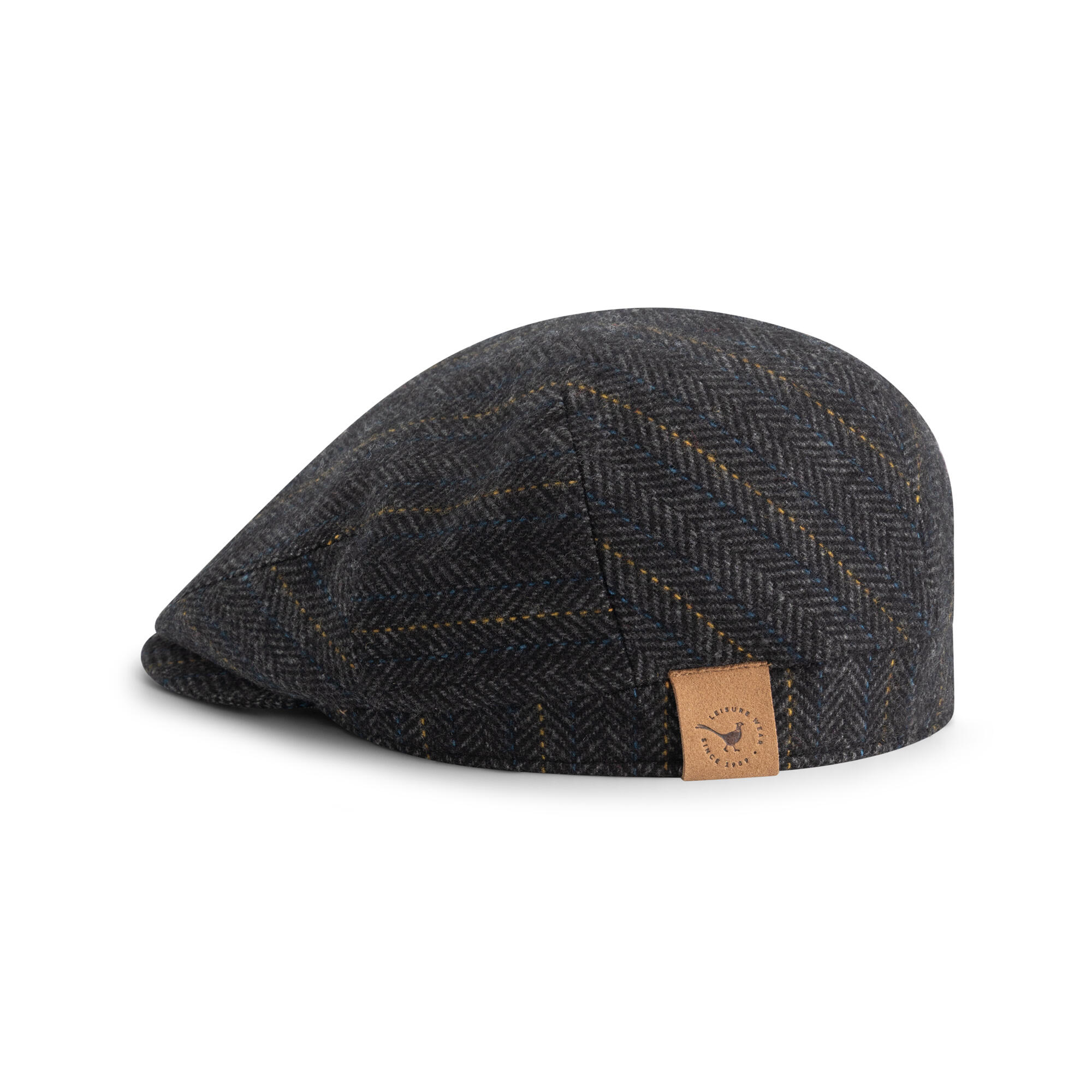 Wells Hommes - Casquette - Mélange de laine - Bleu marine 2/4
