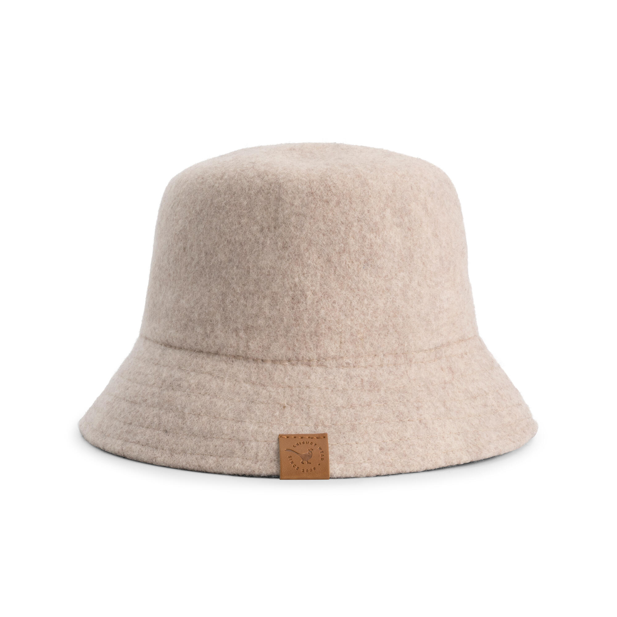 MGO MGO Mignon Damen – Bucket Hat – Wollmischung – Sand