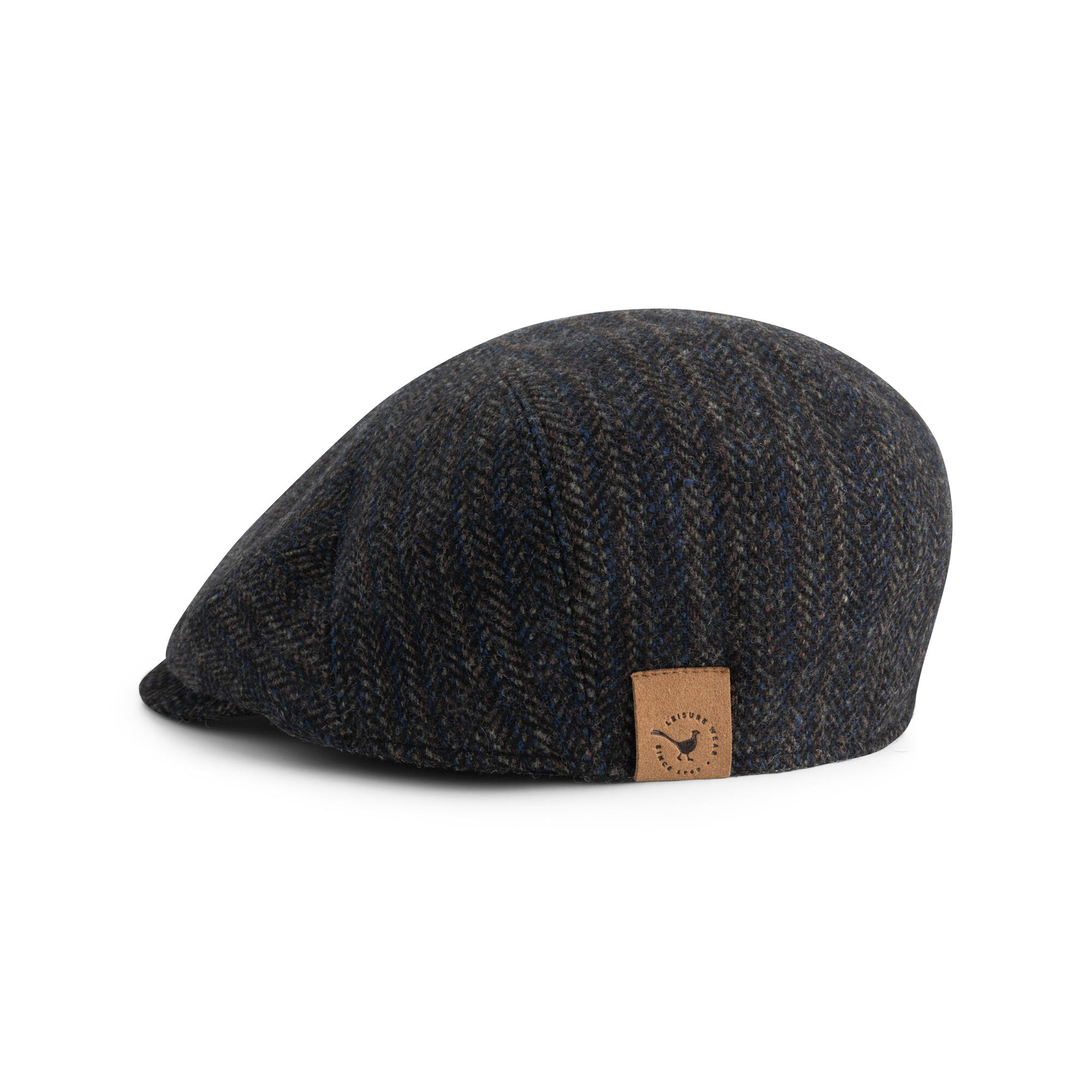 Wem Hommes - Casquette plate - Mélange de laine - Noir 2/4