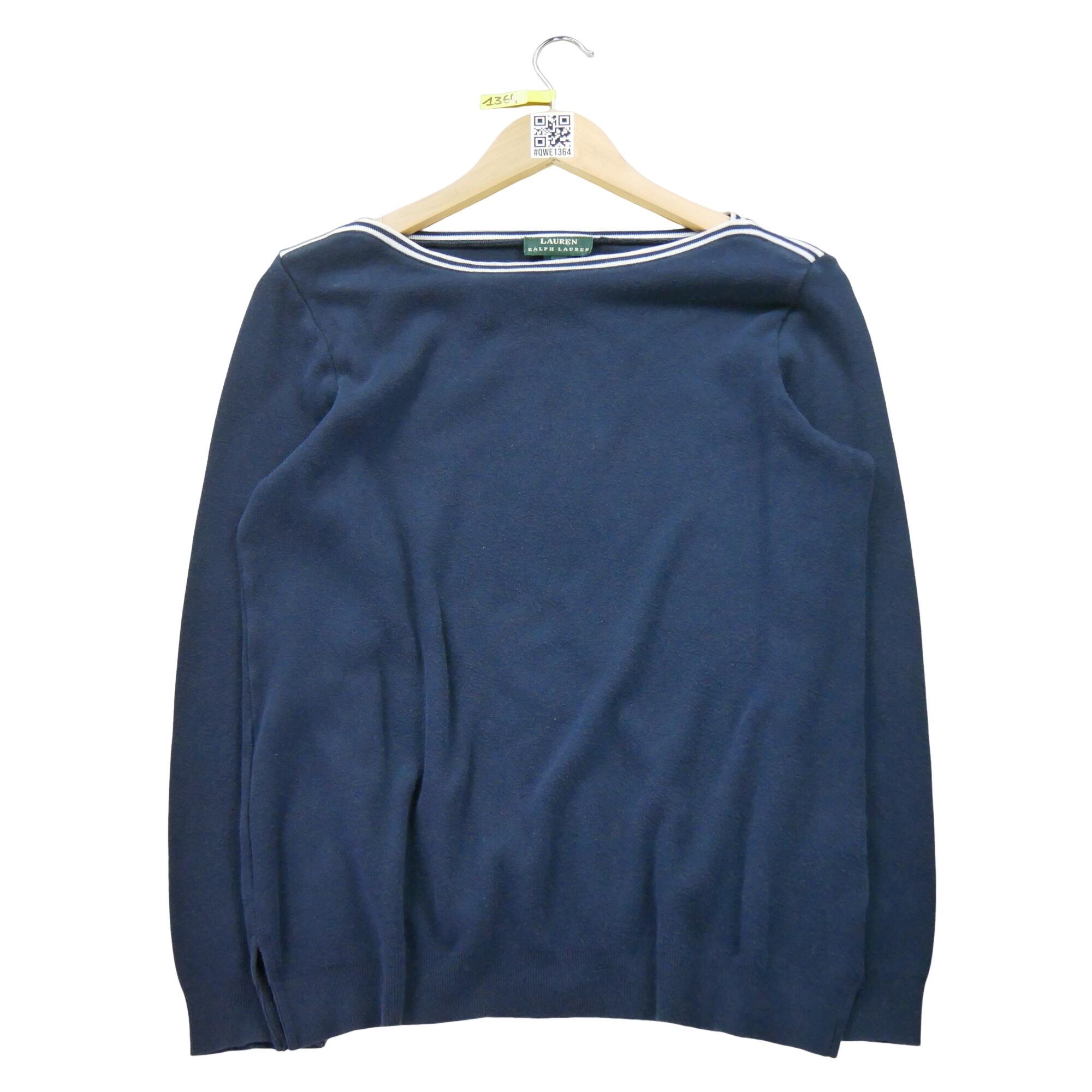 RALPH LAUREN Reconditionné - Pull Femme Marine - Bon État