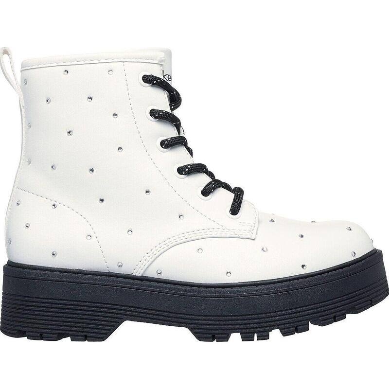 Ghete copii Skechers Gravlen Hi - Jewel Strut, Alb