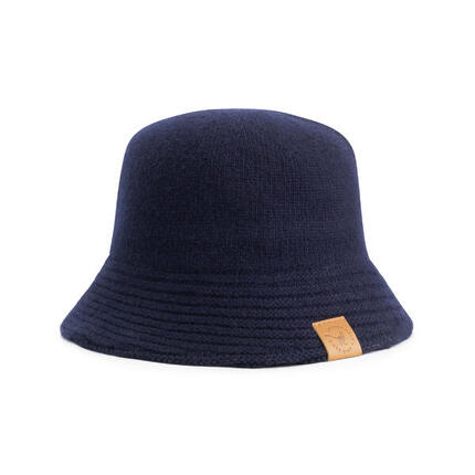 MGO Mary Femmes - Chapeau bob - Mélange de laine - Bleu marine
