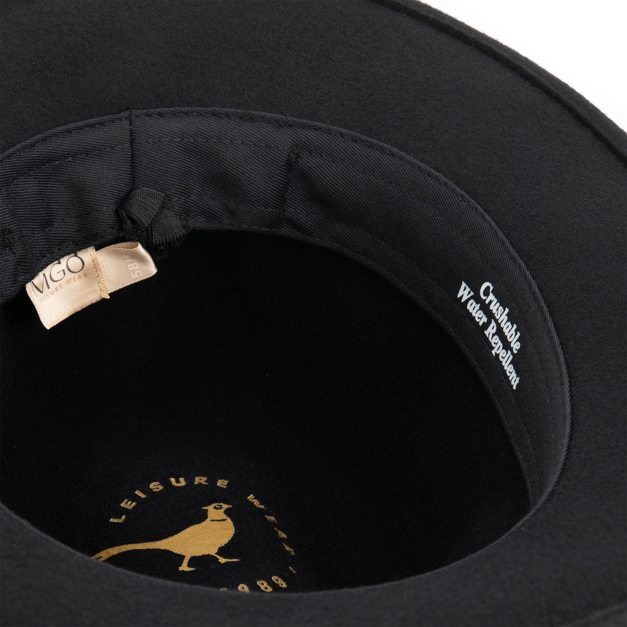 Fleet Hommes - Chapeau d'extérieur - Laine - Noir 3/3