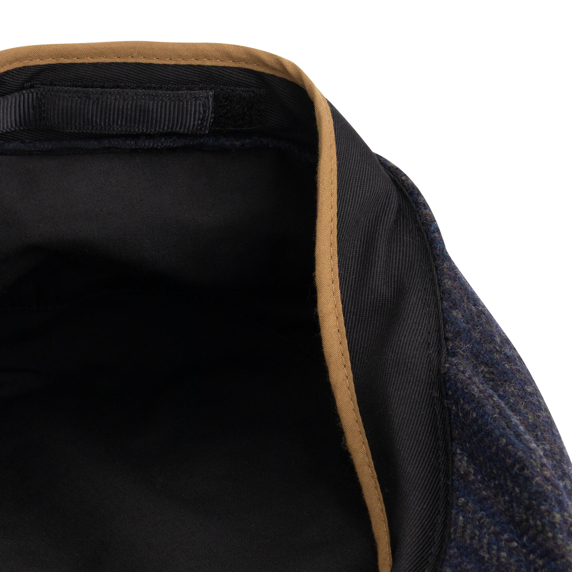 Wem Hommes - Casquette plate - Mélange de laine - Bleu marine 3/4