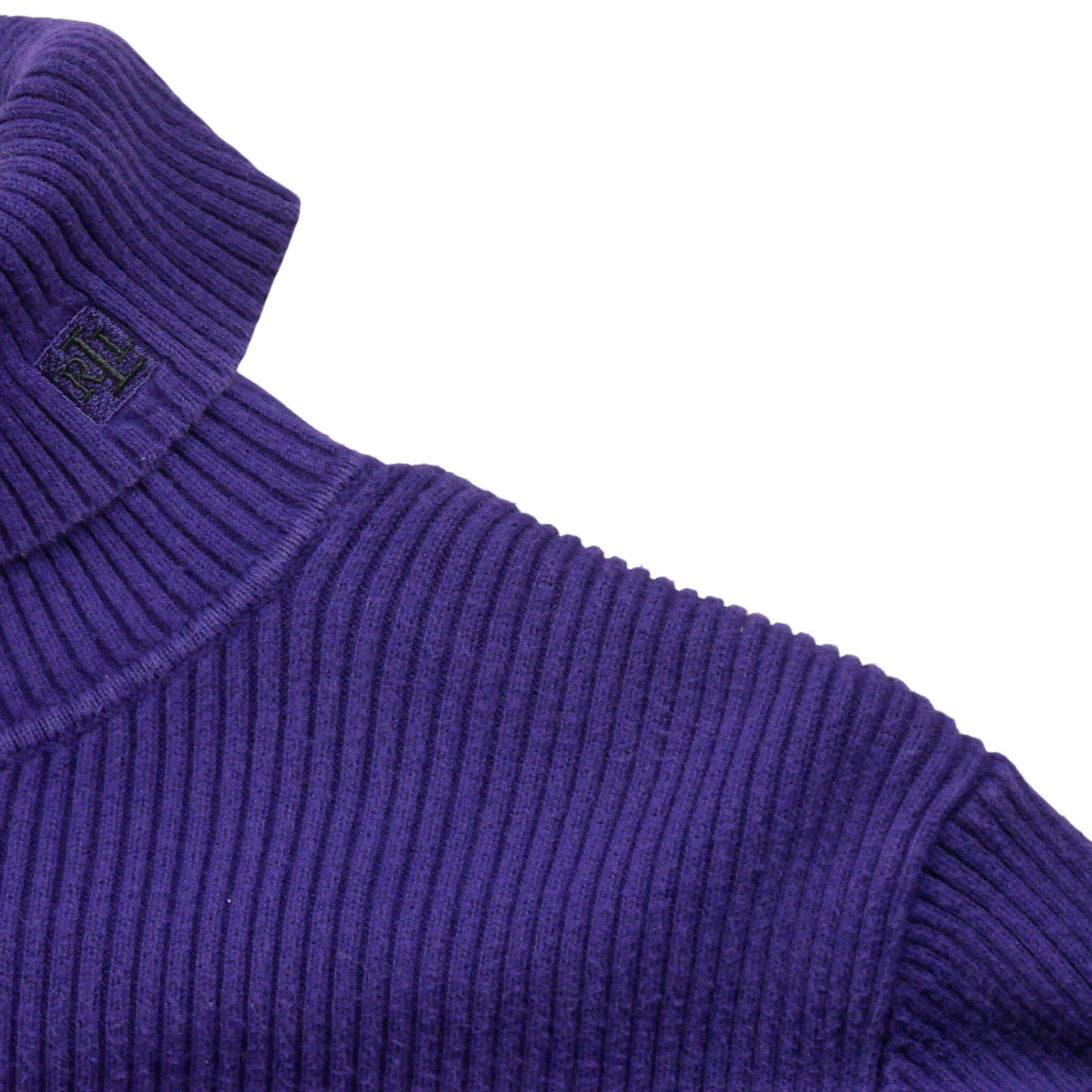 Reconditionné - Pull Femme col roulé Violet - Très Bon État 3/5