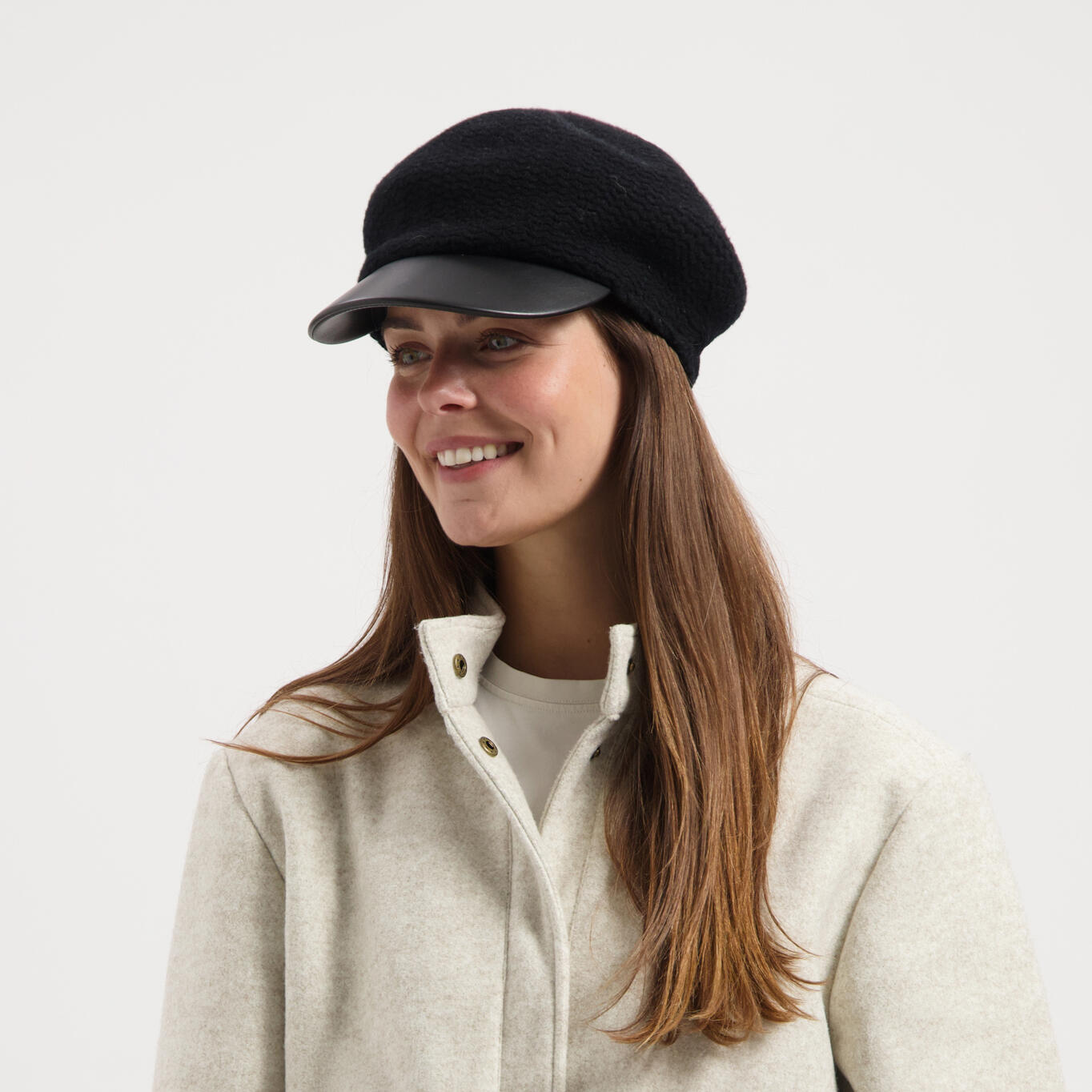 Mandy Dames - Cap - Wol - Zwart 4/4